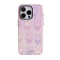 Lapin à nœud pastel
