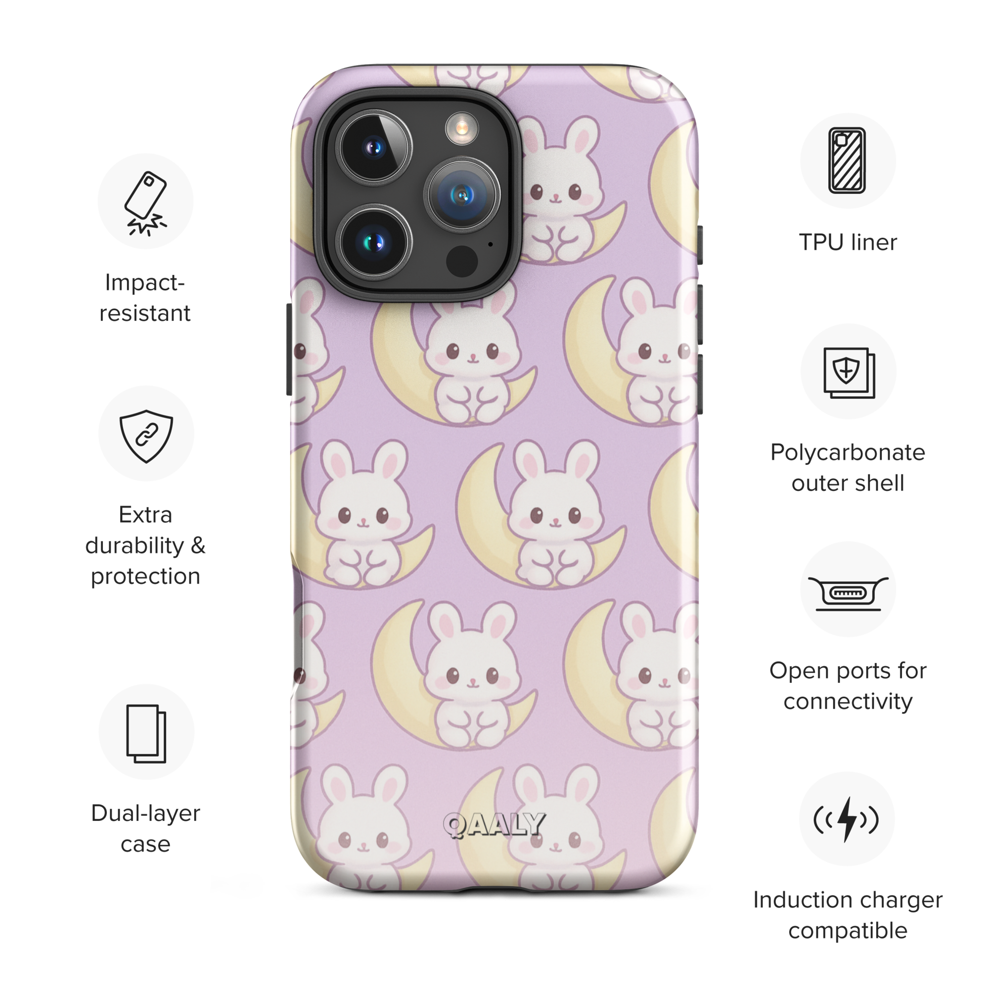 Lapin au clair de lune