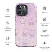 Lapin à nœud pastel